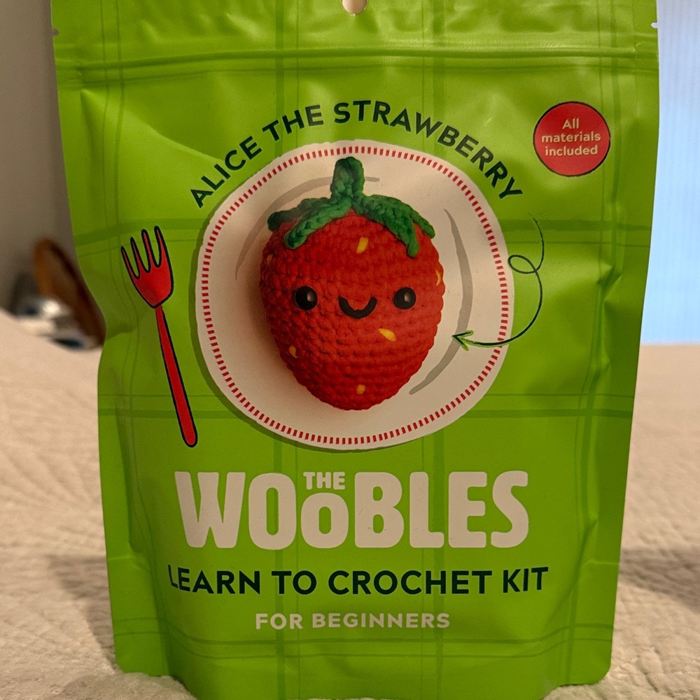 The Woobles Crochet Kit - Alice the Strawberry